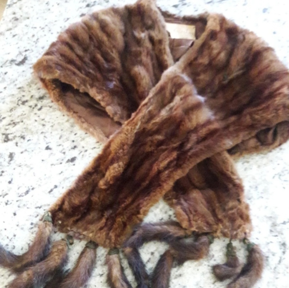Vintage Alaskan Fur shoulder shaw